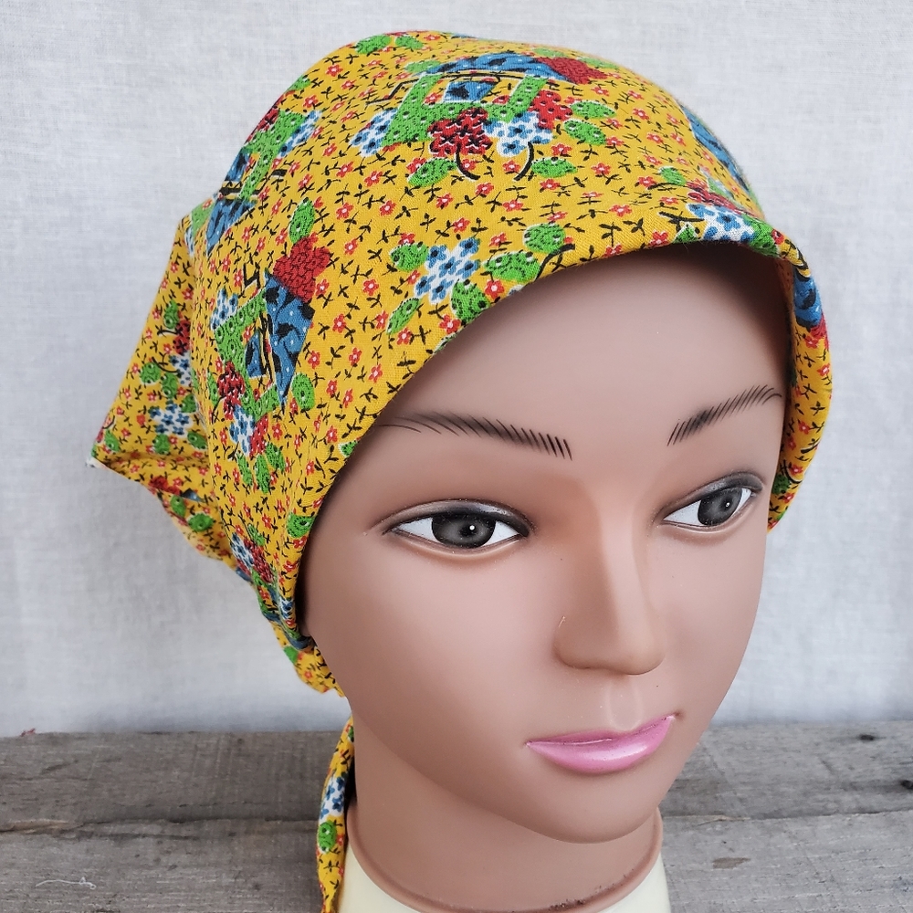 Vintage Boho Floral Scarf Bandana